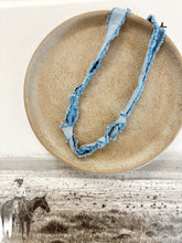 Load image into Gallery viewer, Denim Knot Necklace