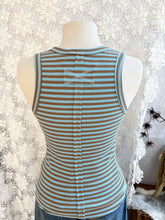 Load image into Gallery viewer, Mocha Sky Striped Tank