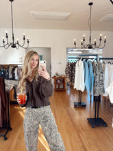 Load image into Gallery viewer, Subtle Barrel Corduroy Leopard Pants