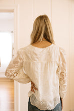 Load image into Gallery viewer, Embroidered Lace Blouse