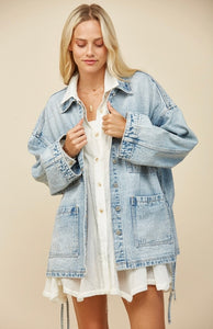 Denim Tie Jacket