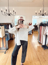 Load image into Gallery viewer, Striped Linen Button Up Shirt