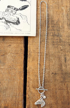 Load image into Gallery viewer, Horse Toggle Necklace - Silver