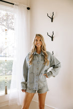 Load image into Gallery viewer, Oversized Denim Jacket