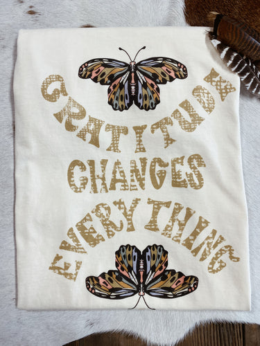 Gratitude Changes Everything Tee