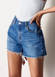 Dark Wash Denim Shorts