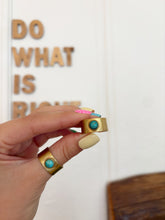 Load image into Gallery viewer, Turq Cigar Band Handmade Ring