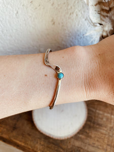 Turquoise Wave Cuff Bracelet TC