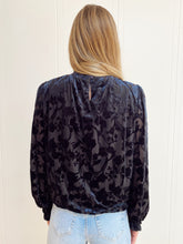 Load image into Gallery viewer, Velvet Mock Neck Blouse