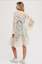 Load image into Gallery viewer, Crochet Lace Cardigan