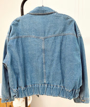 Load image into Gallery viewer, Denim Cargo Jacket
