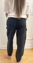 Load image into Gallery viewer, Cargo Cinch Pants - Vintage Black