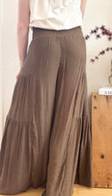 Load image into Gallery viewer, Smocked Waist Pants - Chocolate