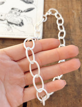 Load image into Gallery viewer, Dainty Large Chain Necklace - Silver