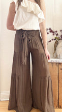 Load image into Gallery viewer, Smocked Waist Pants - Chocolate