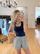 Load image into Gallery viewer, Navy Seamless Top