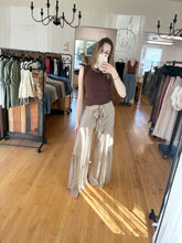 Load image into Gallery viewer, Smocked Waist Pants - Taupe