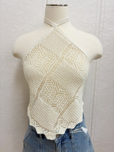 Load image into Gallery viewer, Crochet Halter Top