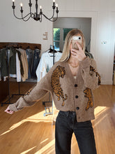Load image into Gallery viewer, Tiger Sweater Cardigan