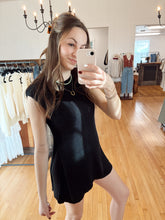 Load image into Gallery viewer, Black Slit Sweater Set