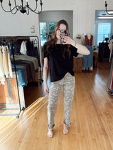 Load image into Gallery viewer, Tan Camo Straight Leg Pants