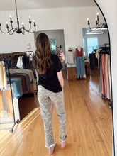 Load image into Gallery viewer, Tan Camo Straight Leg Pants