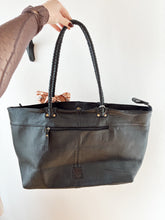 Load image into Gallery viewer, Snaffle Bit Leather Tote Purse - Black