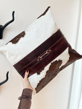 Load image into Gallery viewer, Cowhide Snaffle Pillow Cover