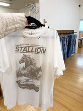 Load image into Gallery viewer, Stallion Distressed Graphic Tee