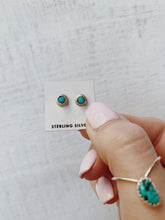 Load image into Gallery viewer, Turquoise Stud Earrings TC