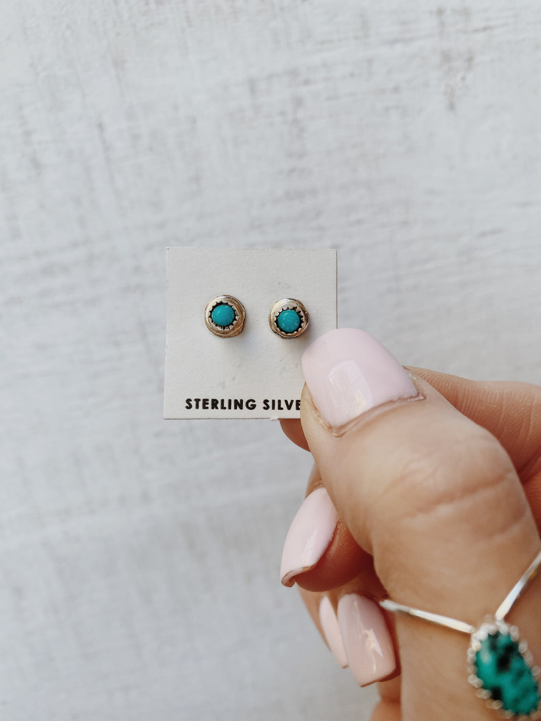 Turquoise Stud Earrings TC