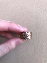 Load image into Gallery viewer, “Wild Side” Adjustable Copper Ring