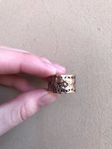 “Wild Side” Adjustable Copper Ring