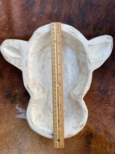Cow Head Dough Bowl