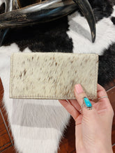 Load image into Gallery viewer, Upcycled LV + Cowhide Wallet