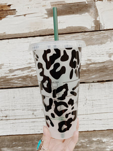 Cheetah Starbucks Cup