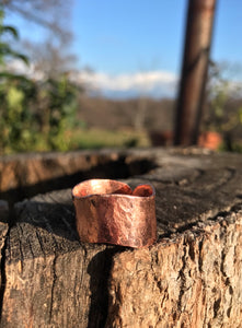 “Go with the Flow” Adjustable Copper Ring