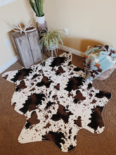 Load image into Gallery viewer, Faux Cowhide Rug