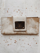 Load image into Gallery viewer, Large LV + Cowhide Wallet