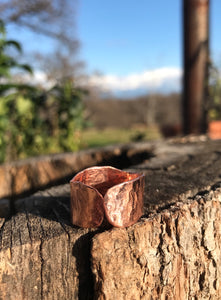 “Go with the Flow” Adjustable Copper Ring
