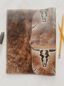 Handmade Longhorn Notebook Cover