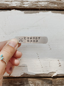 Cowboy Mama Aluminum Ring