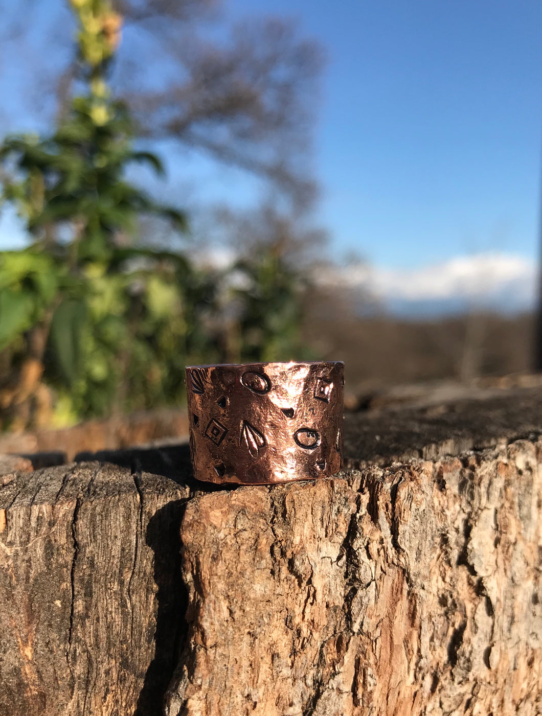 “Shitshow” Adjustable Copper Ring