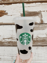 Load image into Gallery viewer, Cowprint Starbucks Cup