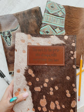 Load image into Gallery viewer, Handmade Longhorn Notebook Cover