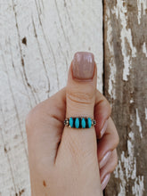 Load image into Gallery viewer, Turquoise Needlepoint Ring TC