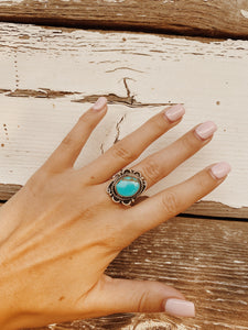 Turquoise Ring - Size 5.5 TC