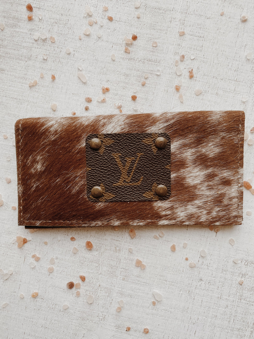 Authentic LV + Cowhide Wallet