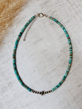 Load image into Gallery viewer, Authentic Navajo Pearl + Turquoise Choker