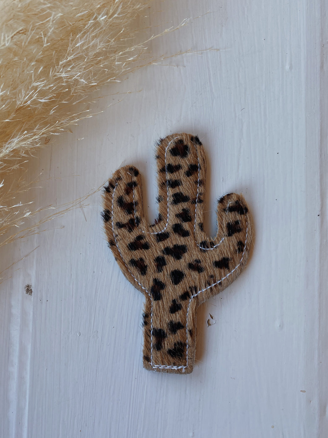 Small Leopard Cactus Charm